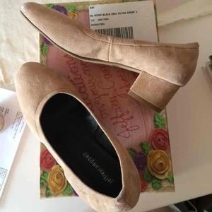 Jeffrey Campbell Suede block heels